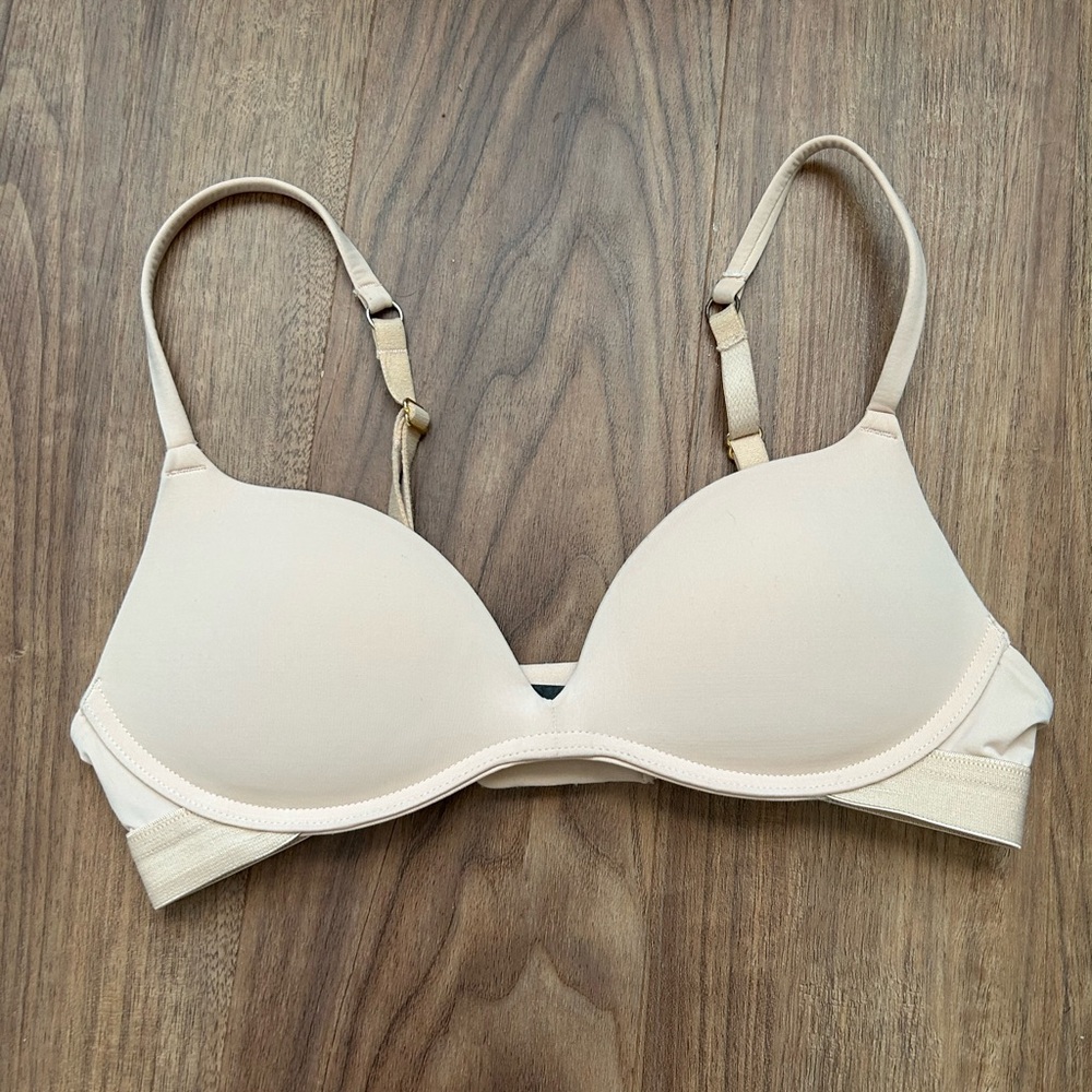 Pepper Zero G Wire Free Lift Up Bra in Buff